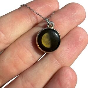 925 Sterling Moon Phase Necklace
